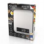 Adler | Kitchen scale | AD 3174 | Maximum weight (capacity) 10 kg | Graduation 1 g | Display type LED | Inox - 3